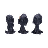 Three Wise Reapers 11cm See No Hear No Speak No Evil Cartoon Grim Reapers - Figures & Collectables at Gift Moments