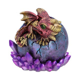 Crimson Hatchling Glow Dragon Red Dragonling Crystal Figurine - Figures & Collectables at Gift Moments