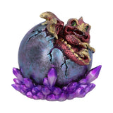 Crimson Hatchling Glow Dragon Red Dragonling Crystal Figurine - Figures & Collectables at Gift Moments