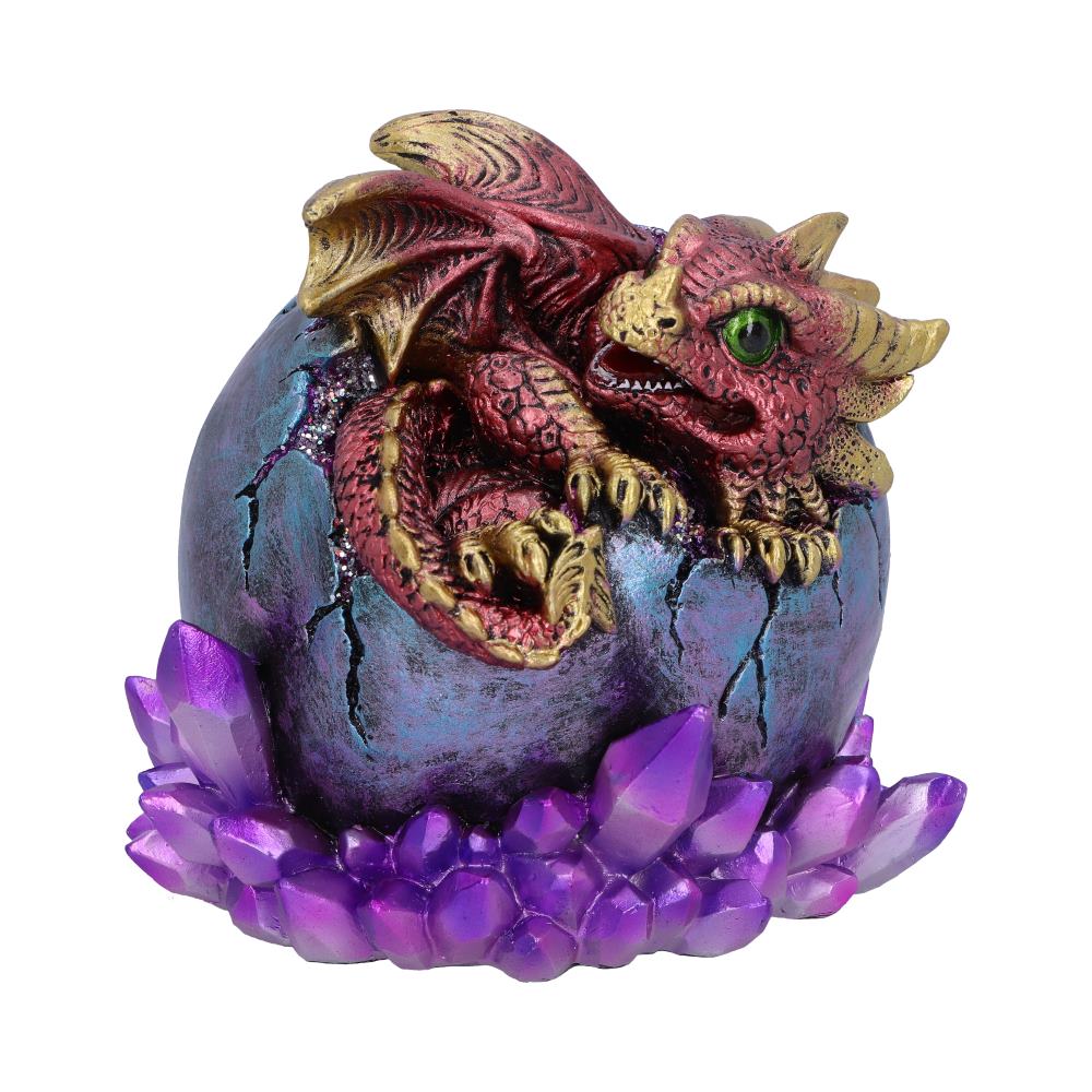 Crimson Hatchling Glow Dragon Red Dragonling Crystal Figurine Default Title - Figures & Collectables at Gift Moments