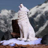 Storms Cry Howling White Wolf Figure 41.5cm - Figures & Collectables at Gift Moments