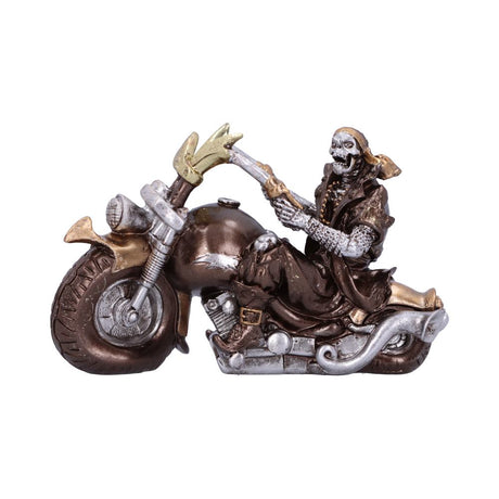 Bronze Full Throttle Motorbike Figurine 17cm Default Title - Figures & Collectables at Gift Moments