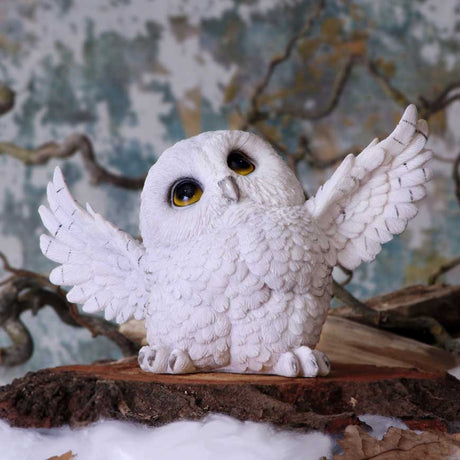 Snowy Delight Owl Figurine 20.5cm - Figures & Collectables at Gift Moments