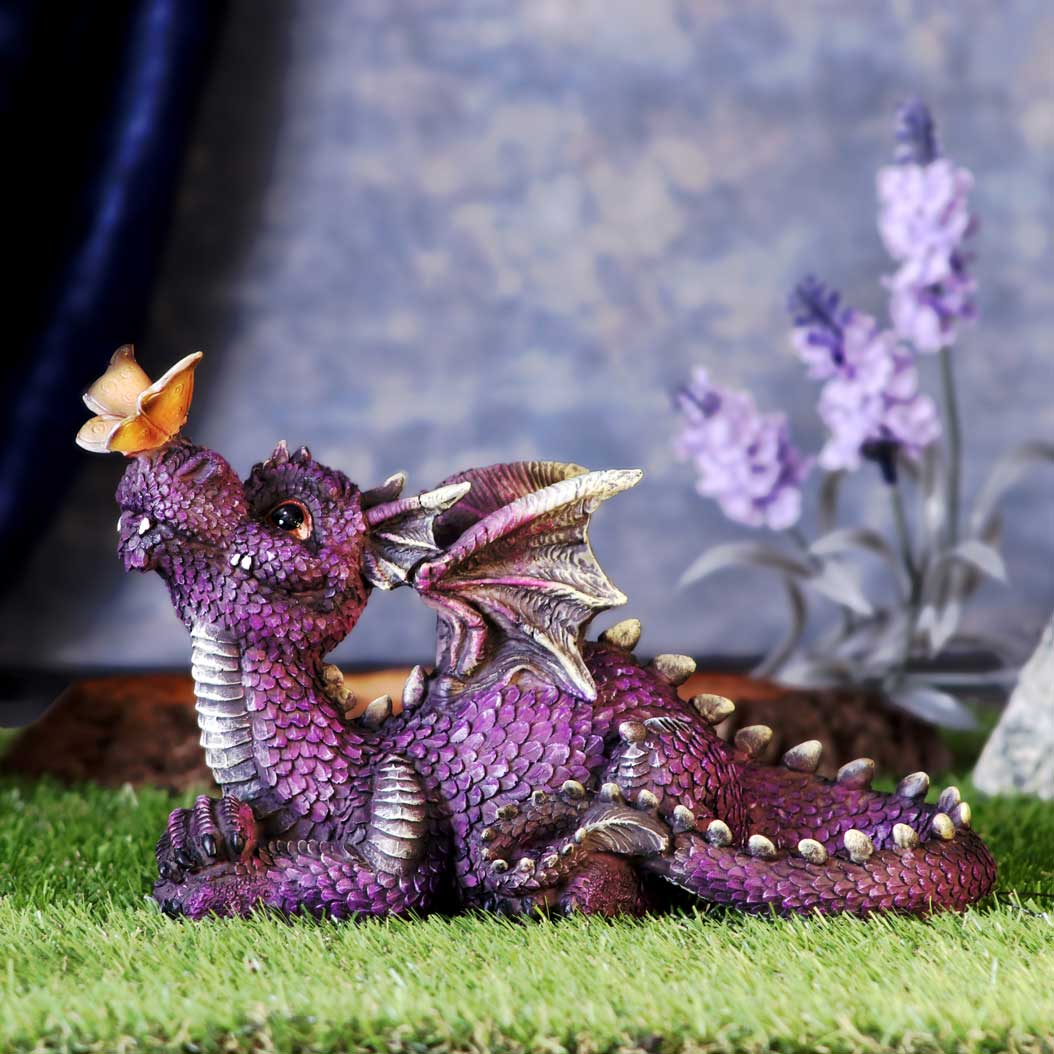 Purple Dragon Figurine 22.3cm - Figures & Collectables at Gift Moments