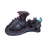 Butterfly Rest Dragon Figurine 19cm Default Title - Figures & Collectables at Gift Moments