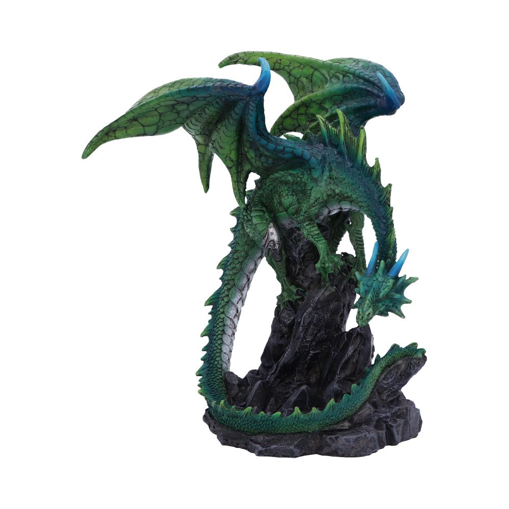 Clifftop Keeper Green Dragon Figurine 21cm - Figures & Collectables at Gift Moments