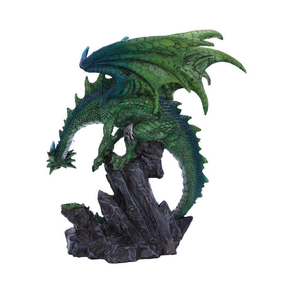 Clifftop Keeper Green Dragon Figurine 21cm - Figures & Collectables at Gift Moments