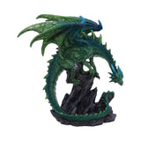 Clifftop Keeper Green Dragon Figurine 21cm Default Title - Figures & Collectables at Gift Moments