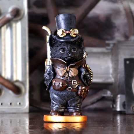 Steampunk Cat Figurine 19.5cm - Figures & Collectables at Gift Moments