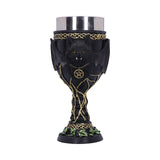 Feline Fang Black Cat Goblet 17.3cm Default Title - Goblets & Chalices at Gift Moments