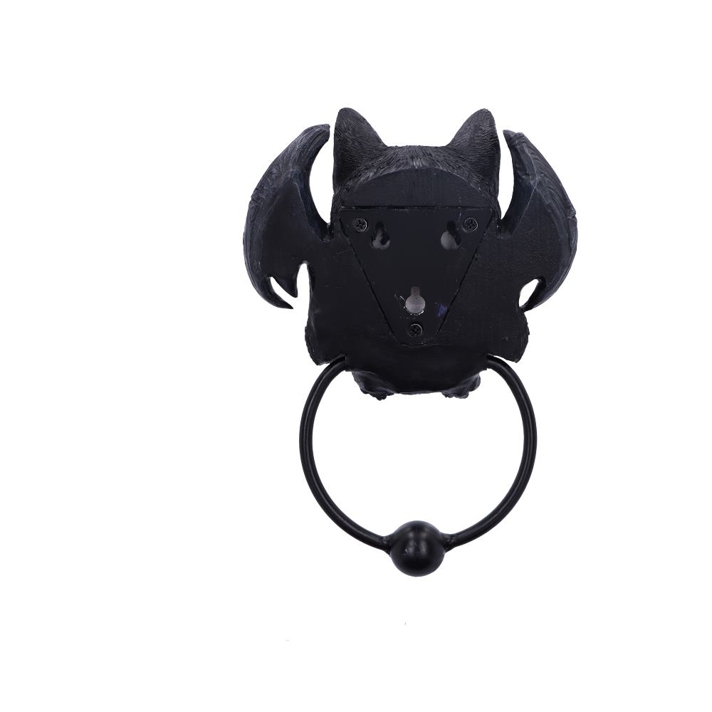 Vampuss Black Bat Cat Door Knocker 20cm - Door Knockers at Gift Moments