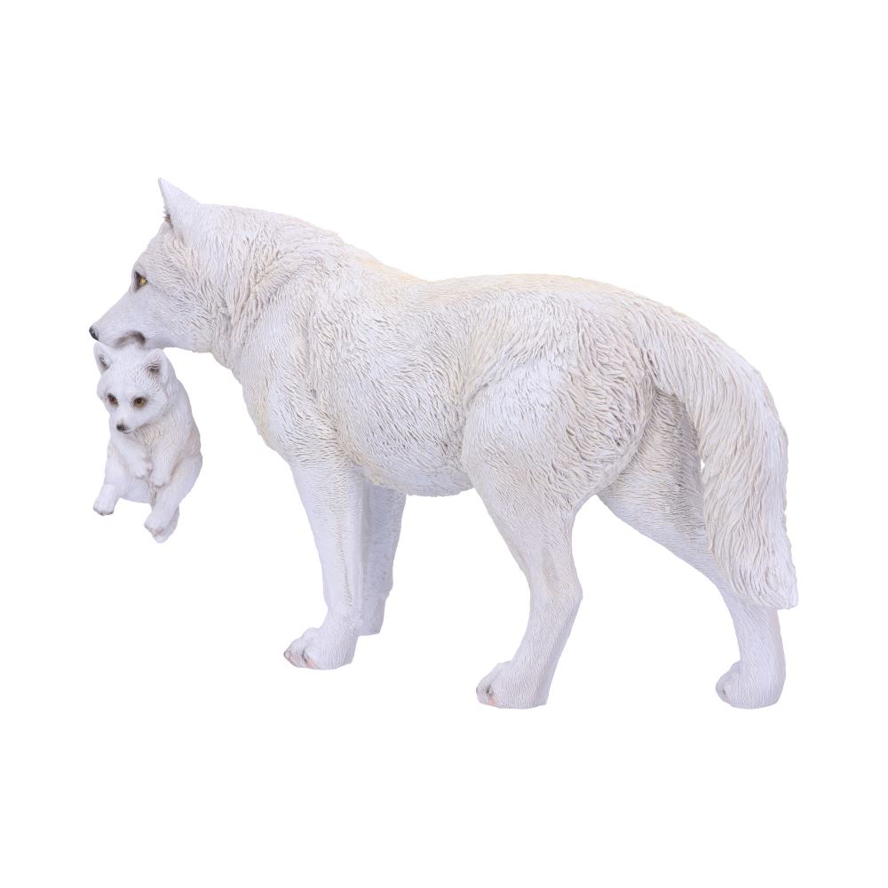 Winter Bond Mother Wolf and Pup Figurine 30cm - Figures & Collectables at Gift Moments