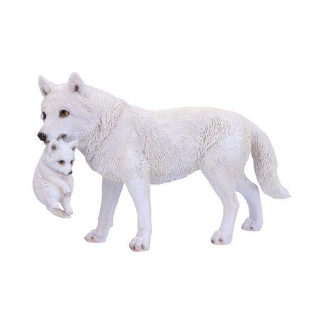 Winter Bond Mother Wolf and Pup Figurine 30cm Default Title - Figures & Collectables at Gift Moments