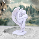 Angels Contemplation White Angel Figurine 28cm - Figures & Collectables at Gift Moments