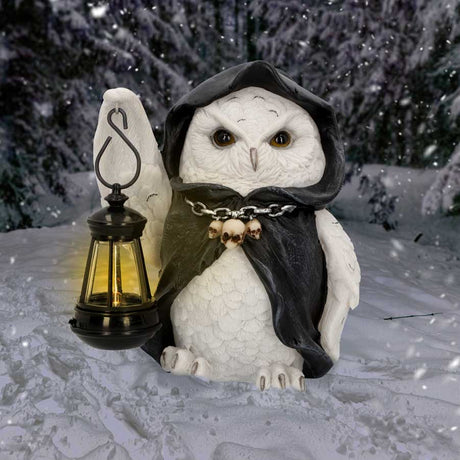 Reapers Flight Lantern Grim Reaper Owl Figurine 17cm - Figures & Collectables at Gift Moments