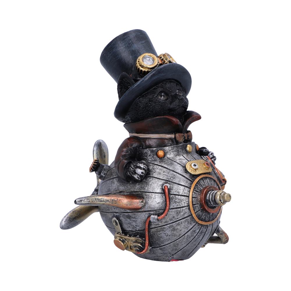 Feline Invention Steampunk Cat Figurine 14.5cm - Figures & Collectables at Gift Moments