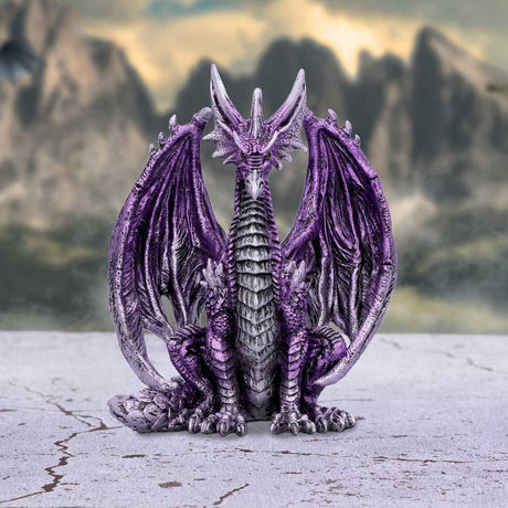 Porfirio Purple Dragon Figurine 17.7cm - Figures & Collectables at Gift Moments