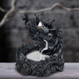 Heilong Asian Inspired Dragon Backflow Incense Burner 17.5cm - Incense Holders at Gift Moments