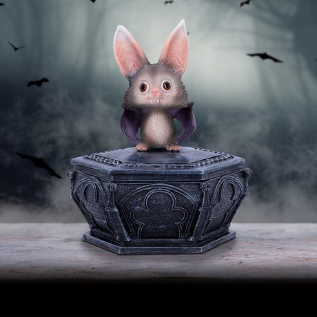 Gothic Bat Trinket Box 15.2cm - Boxes at Gift Moments