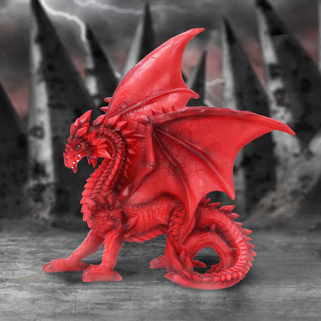 Tailong Red Dragon Figurine 21.5cm - Figures & Collectables at Gift Moments