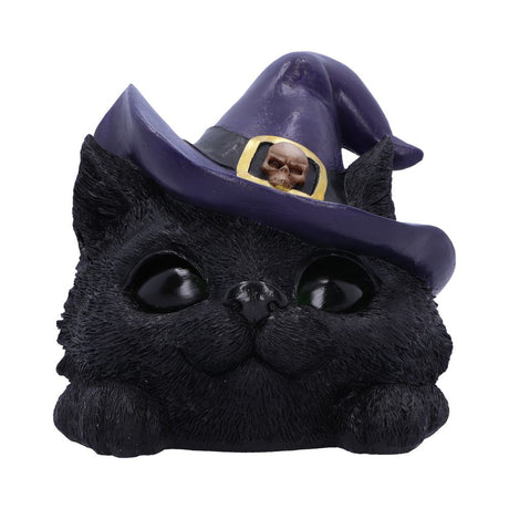 Familiar Grin black cat head with light up eyes 13.8cm Default Title - Figures & Collectables at Gift Moments