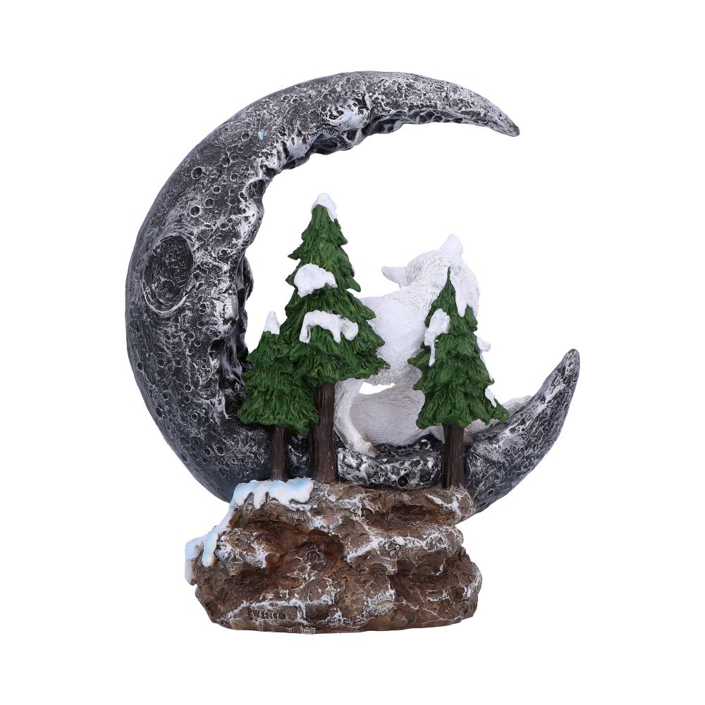 Lunar Companions Wolves Moon Figurine 19.3cm - Figures & Collectables at Gift Moments