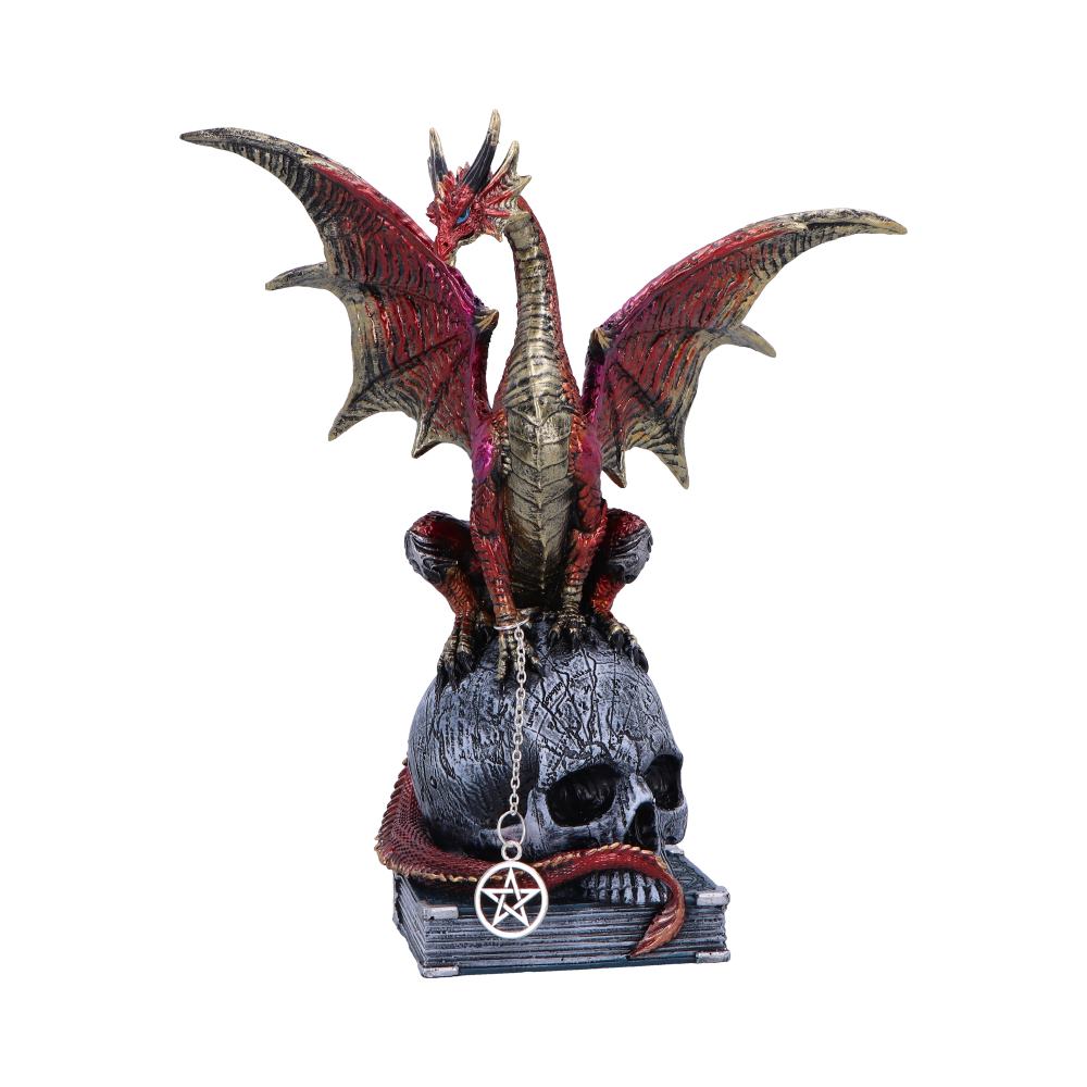 Fate of the World Dragon on Skull Figurine 23cm Default Title - Figures & Collectables at Gift Moments