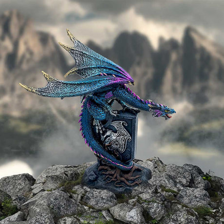 Draconic Dragon on Sigil Figurine 17.5cm - Figures & Collectables at Gift Moments