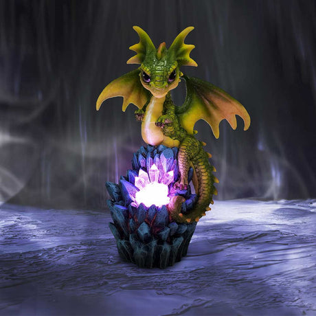 Crystal Peak Dragon Illuminating Figurine 18cm - Figures & Collectables at Gift Moments