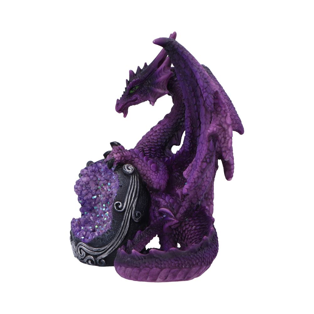 Guardian of the Geode Purple Dragon Figurine 11.5cm - Figures & Collectables at Gift Moments