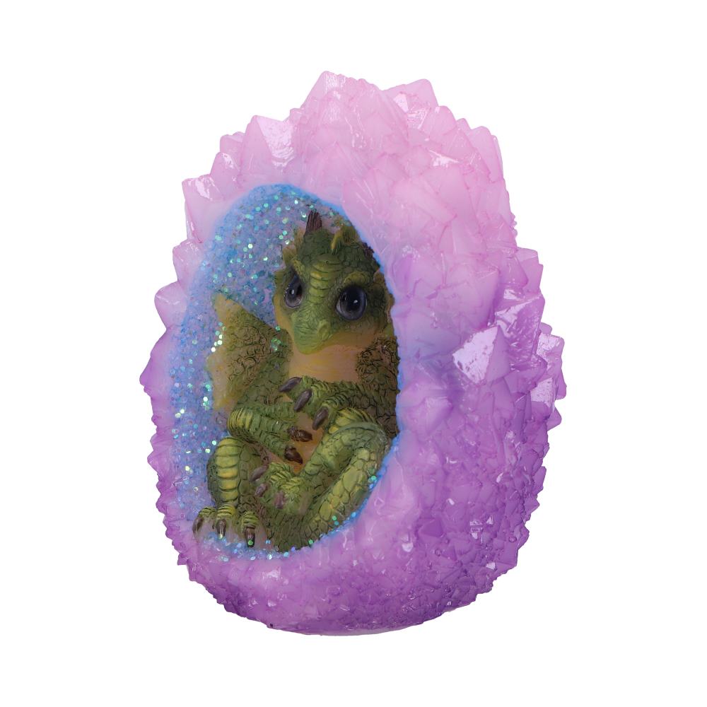 Geode Nest (Green) Illuminating Figurine - Figures & Collectables at Gift Moments