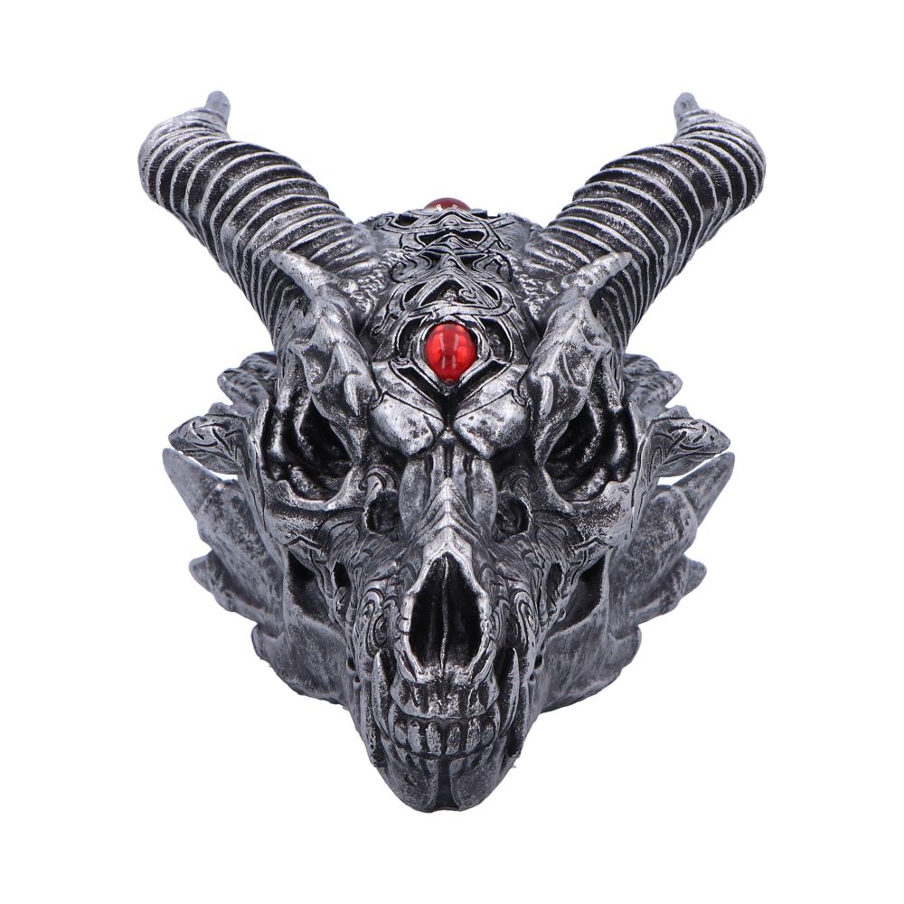 Tribal Flame Dragon Skull Head 21.5cm - Figures & Collectables at Gift Moments