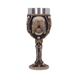 Three Wise Skeletons Goblet 20cm Default Title - Goblets & Chalices at Gift Moments