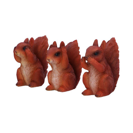 Three Wise Squirrel Figurines 9cm - Figures & Collectables at Gift Moments