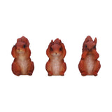 Three Wise Squirrel Figurines 9cm Default Title - Figures & Collectables at Gift Moments