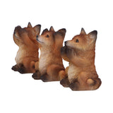 Three Wise Foxes Figurines 8.5cm - Figures & Collectables at Gift Moments