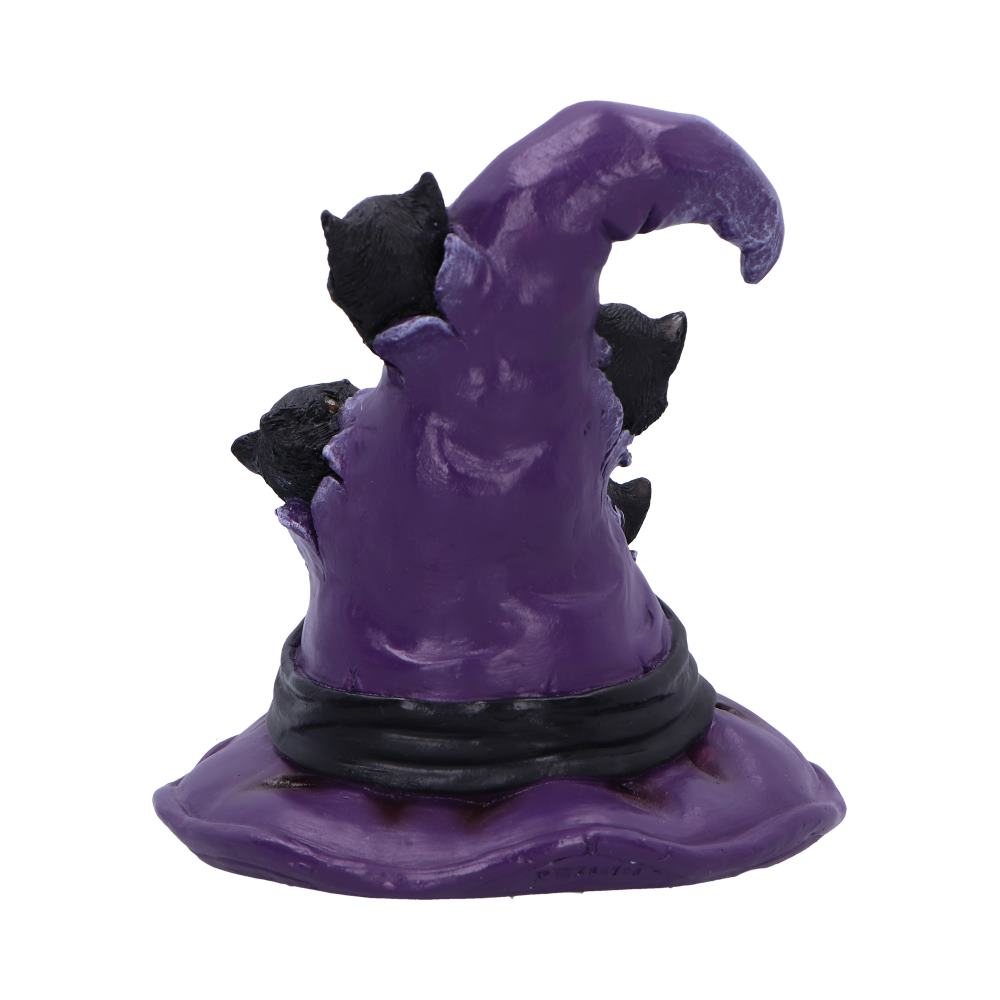 Magical Mischief Witch Hat and Black Cats Figurine 14cm - Figures & Collectables at Gift Moments