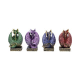 Defend the Hoard Dragon Protector Figurines (Set of 4) 10cm - Figures & Collectables at Gift Moments