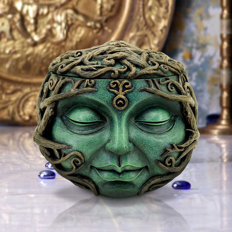 Tree Spirit Head Treasure Box 13cm - Boxes at Gift Moments