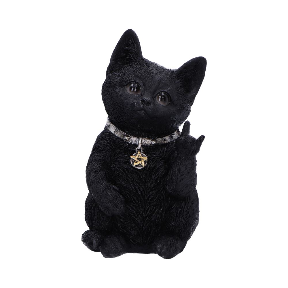 Metallicat Black Cat Throwing Rock Hand Sign Default Title - Figures & Collectables at Gift Moments