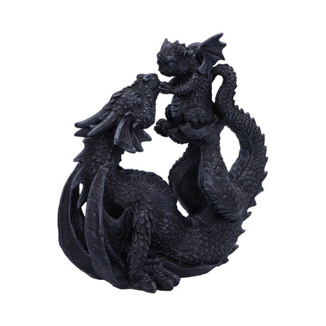 Black Drakaina and Dragonling Figurine - Figures & Collectables at Gift Moments