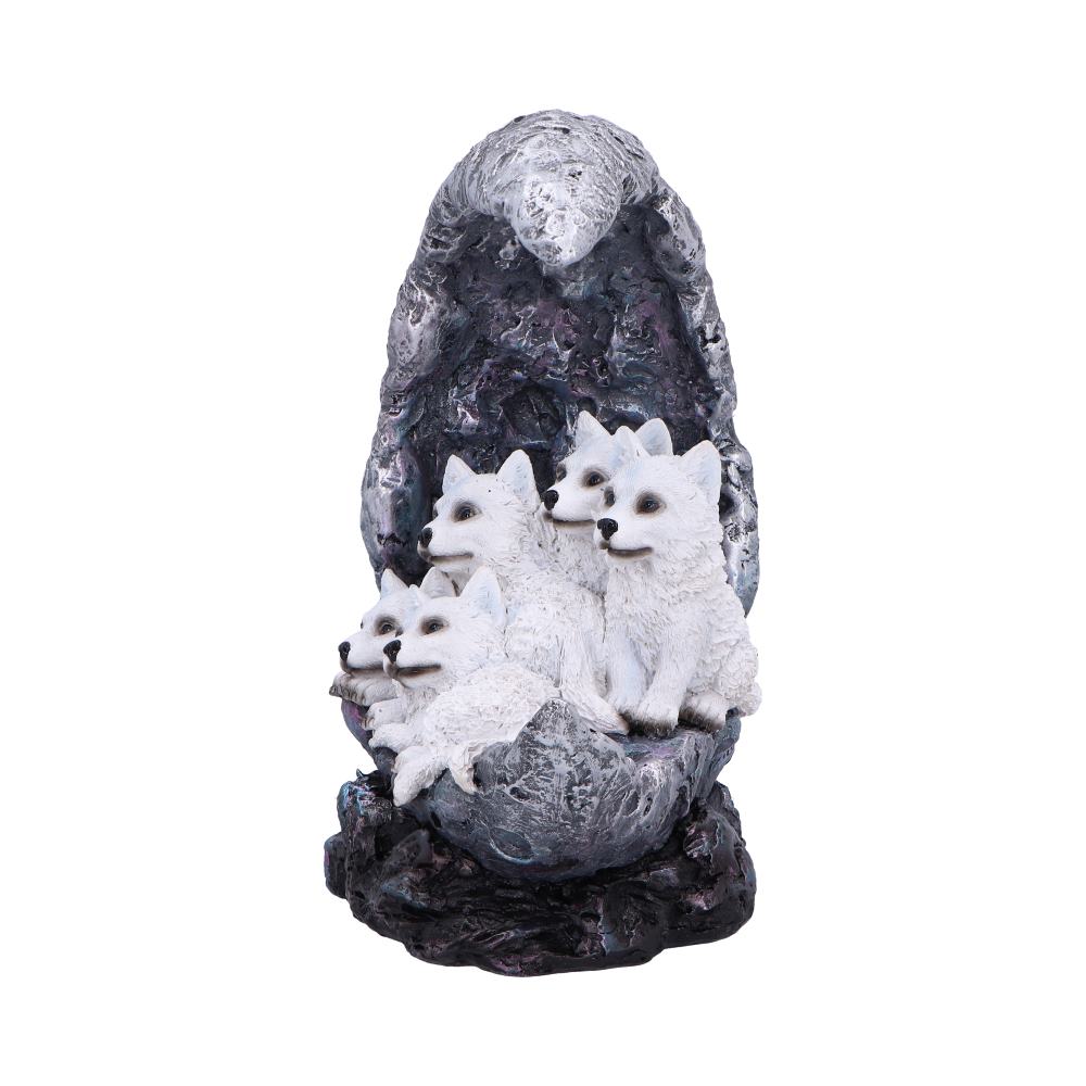 Moon Litter White Wolves Ornament - Figures & Collectables at Gift Moments