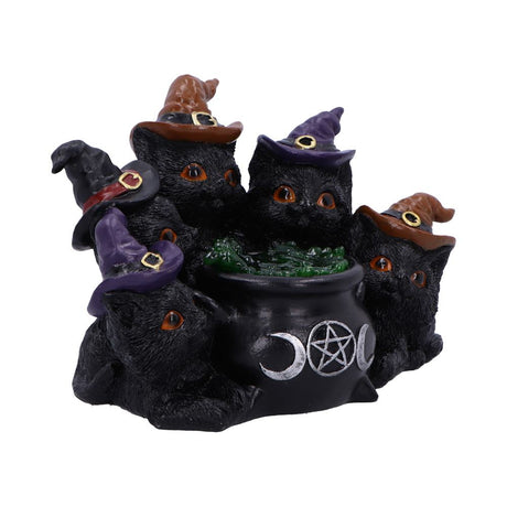 Kindle's Potion Light Up Cats and Cauldron Ornament - Figures & Collectables at Gift Moments