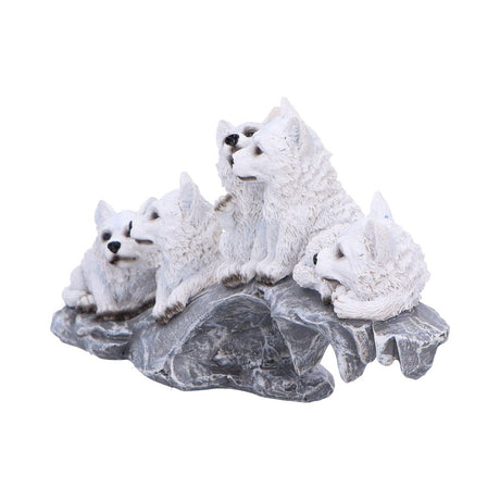 Winter Litter White Wolf Ornament - Figures & Collectables at Gift Moments