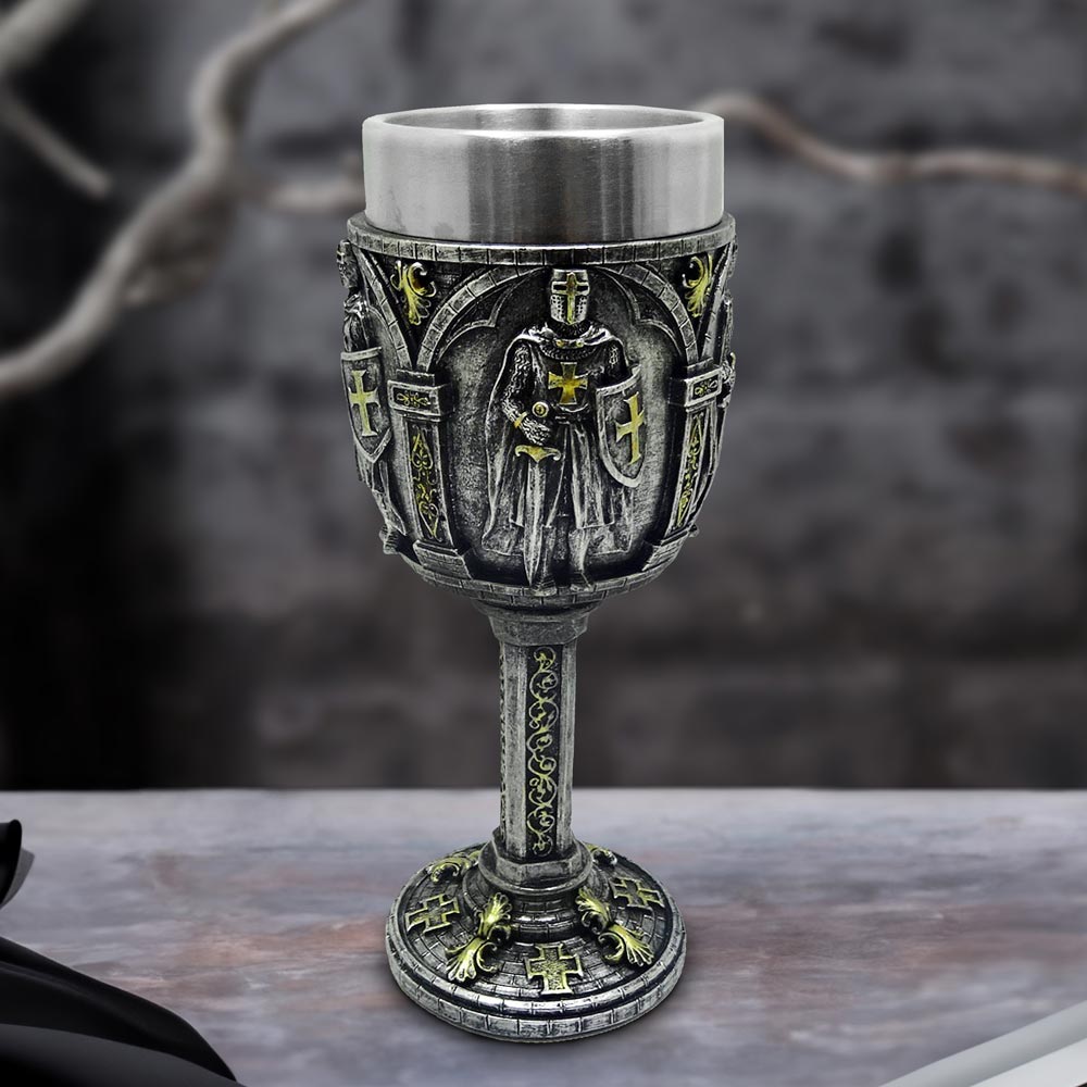 Galant Medieval Knight Metallic Goblet - Goblets & Chalices at Gift Moments