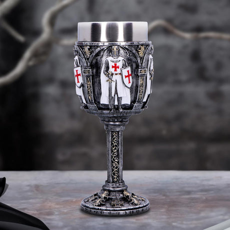 Valiant Medieval Knight Architectural Goblet - Goblets & Chalices at Gift Moments