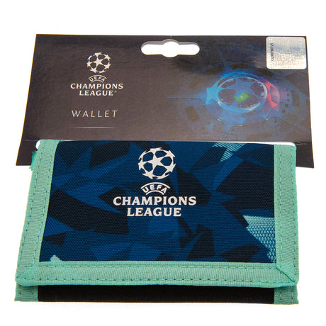 UEFA Champions League Nylon Wallet - Navy: 4 - Wallets By UEFA Champions League