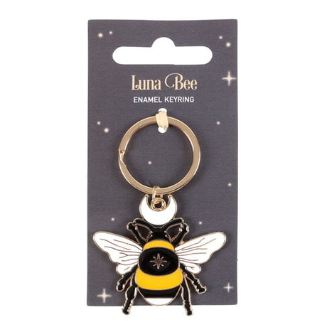 Forest Bee Enamel Keyring - Keyrings at Gift Moments