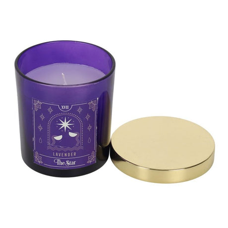 Star Lavender Tarot Candle - Candles at Gift Moments