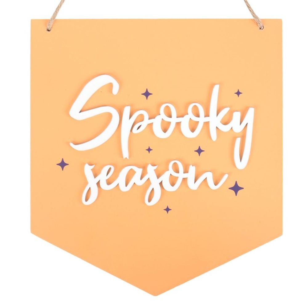 Orange Spooky Season Hanging Sign - Signs & Plaques at Gift Moments